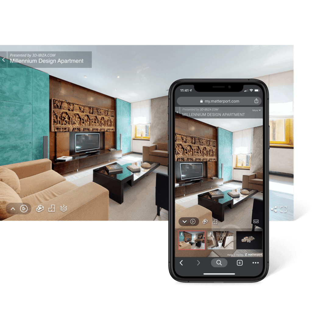 Matterport Virtual Tour - scansione fotografica 3D 2 matterport servizio fotografico